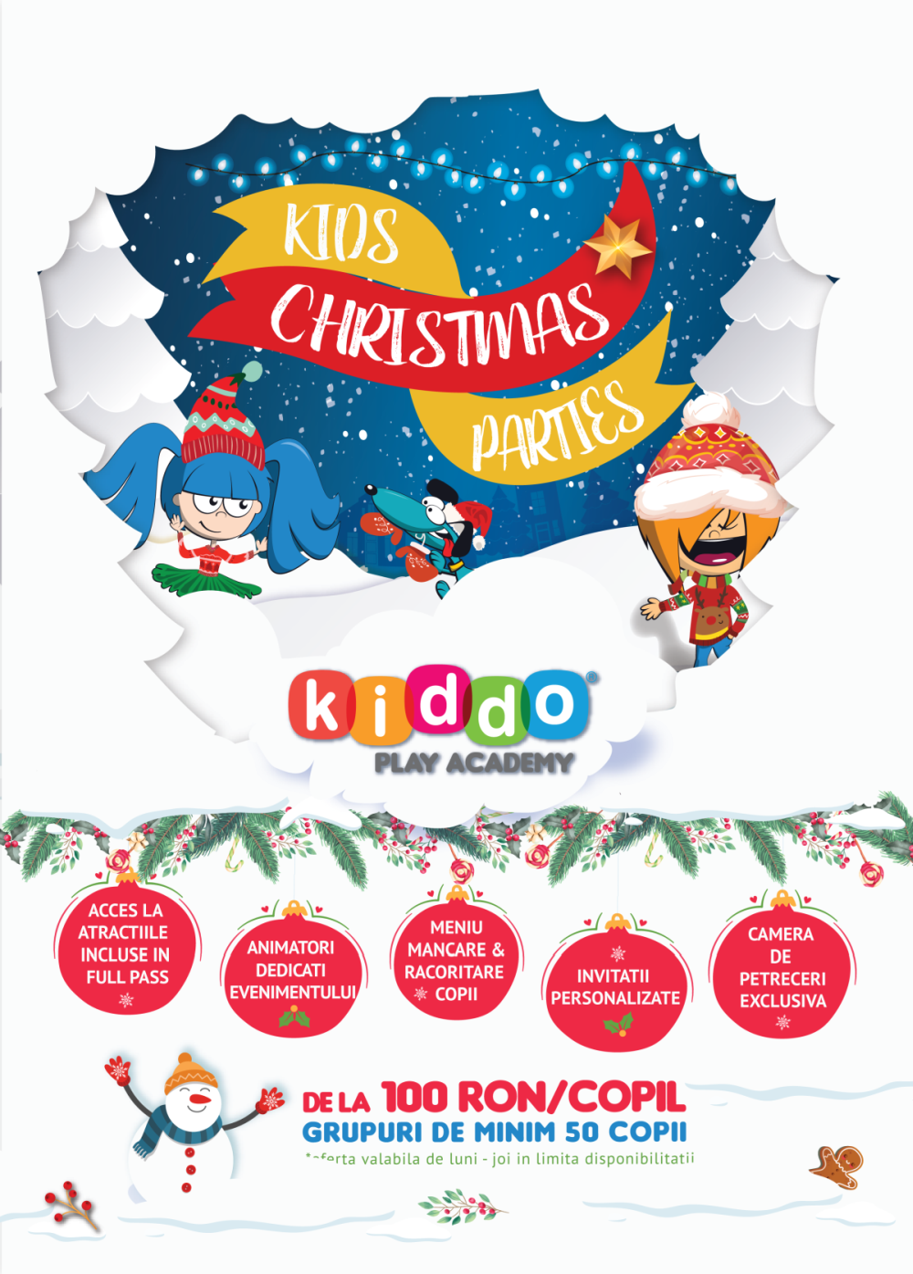 Kids Christmas Parties Kiddo Play Academy